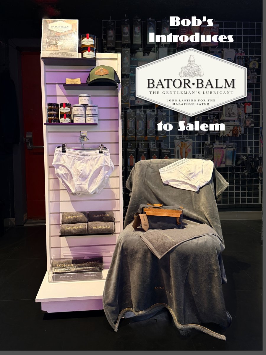 Bob's introduces Bator Balm to Salem — floor display