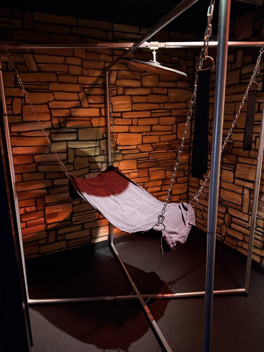 Sex sling in the Dungeon Room available for rental